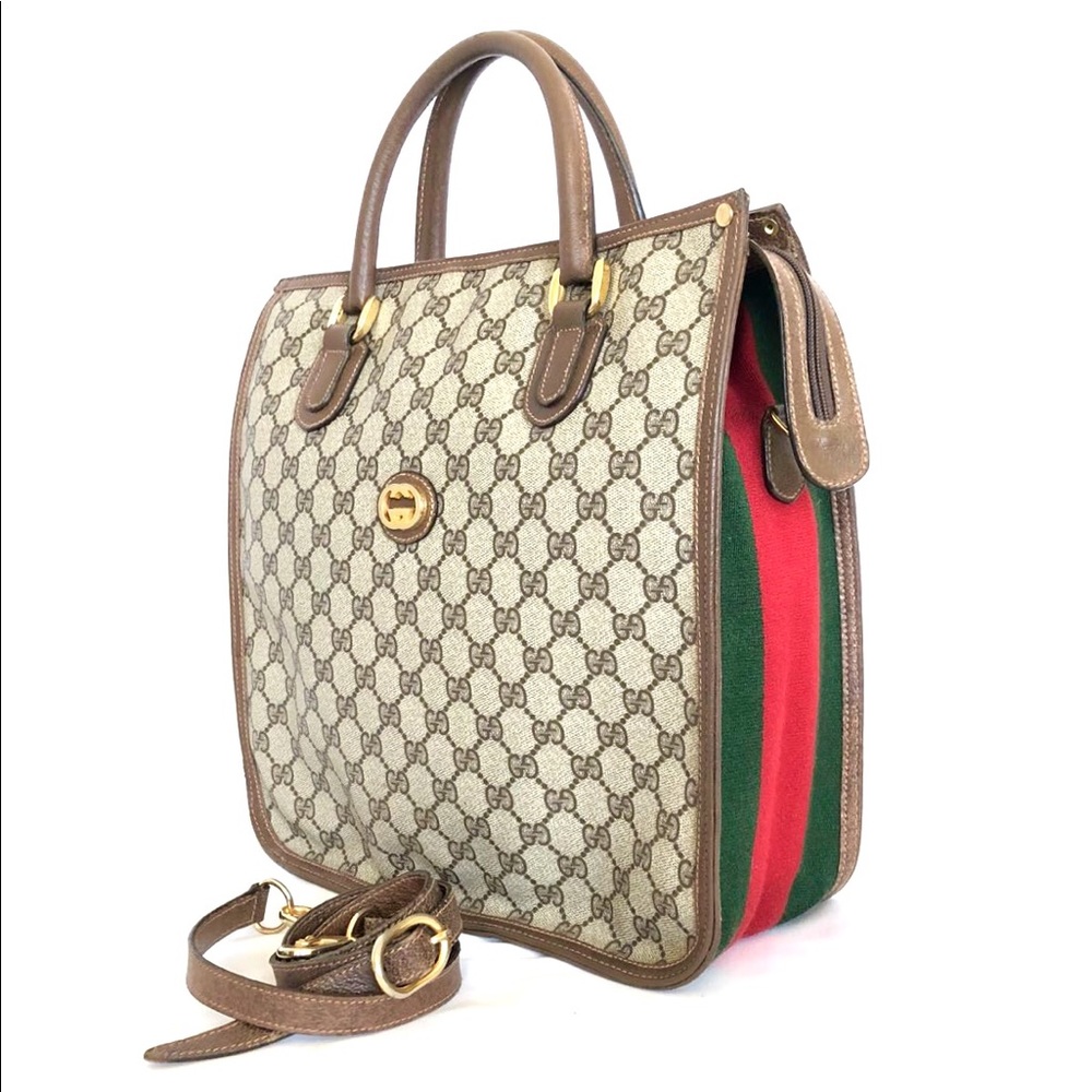 ❌SOLD❌Gucci Vintage Web Tote Bag